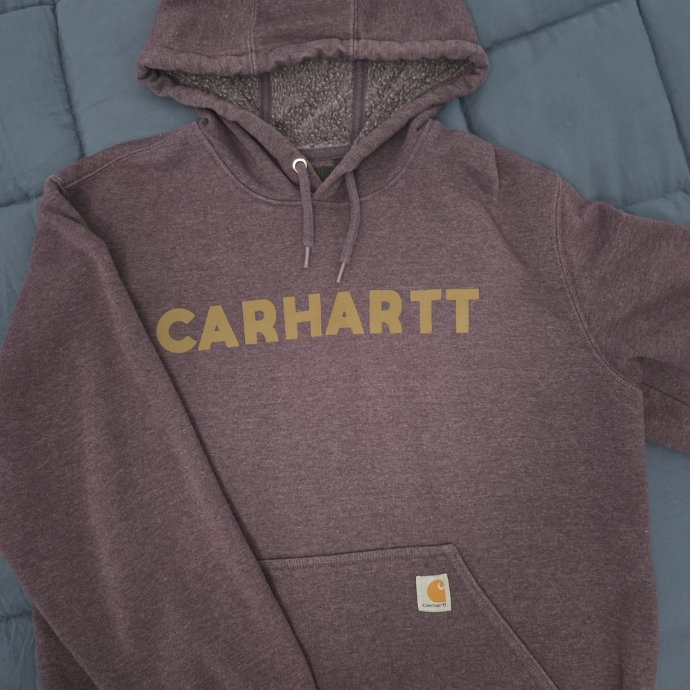 Carhartt Women's Heathered Purple Hoodie